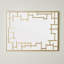 Fracture Rectangle Iron Mirror