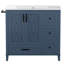 Meuble-lavabo élégant 36 "avec lavabo en céramique-1615308234