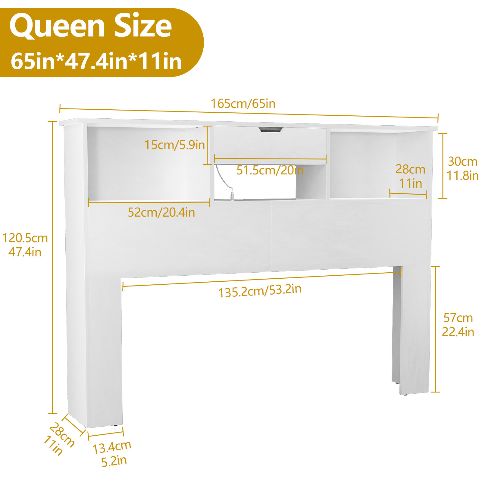 14,000 Series Headboard- Queen/Full