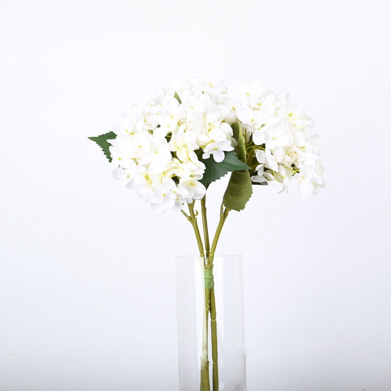 Artificial Hydrangea Flowers Hydrangeas With Stems Real Touch Suitable For Home Wedding Party Festival Outdoor Table Centerpiece Decoration