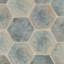 Kalay 9" Hexagon Polished Porcelain Tile-189182013