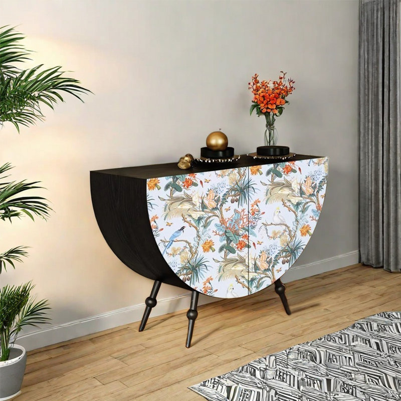 Art creative accent cabinet.