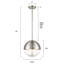 Luminaire suspendu 1 lumière Higgston-1181730558