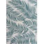 Tapis intérieur / extérieur bleu clair / blanc en polypropylène tissé à la machine Rowdy-724539992