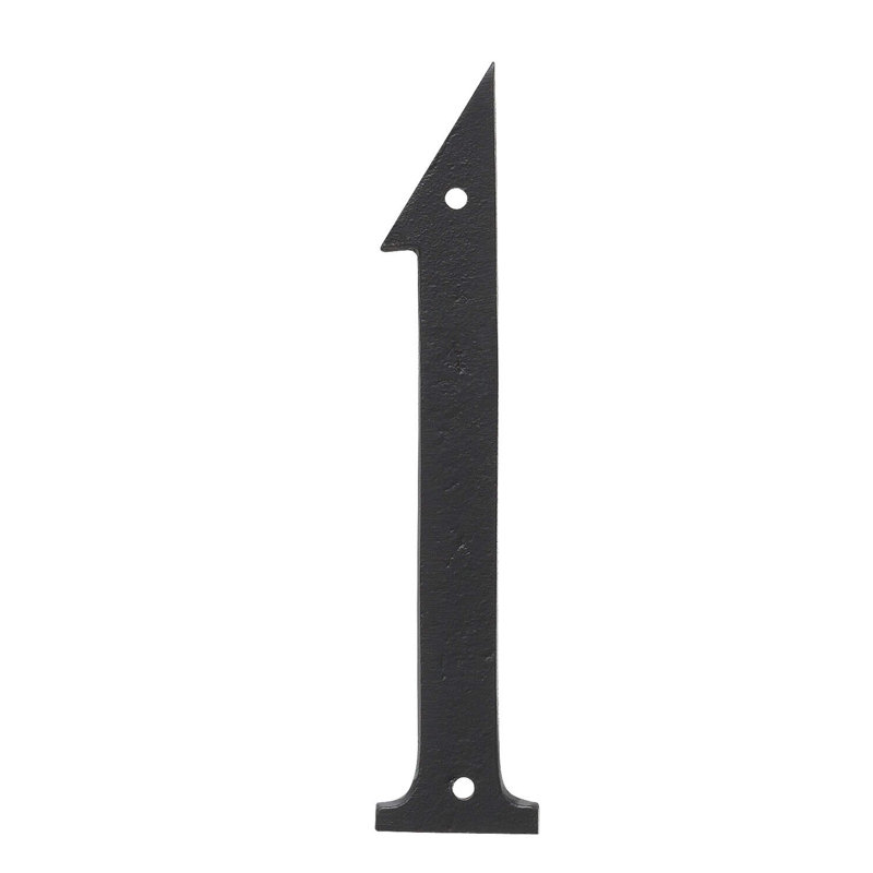 Classic House Number, 6" H x 3" W, 1