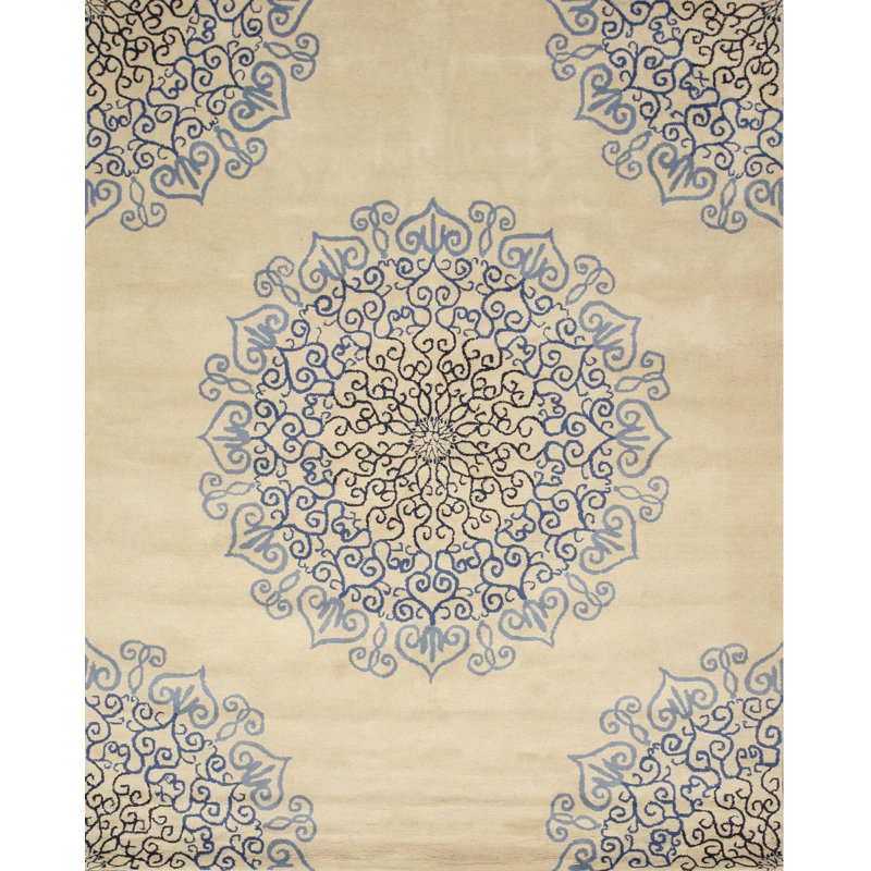 Hand Tufted Wool Floral Area Rug