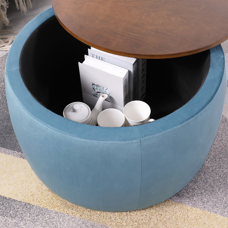 Table basse Marquetia, Bleu