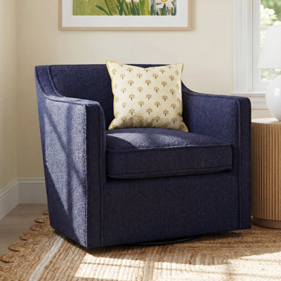 Fauteuil pivotant rembourré Marietta