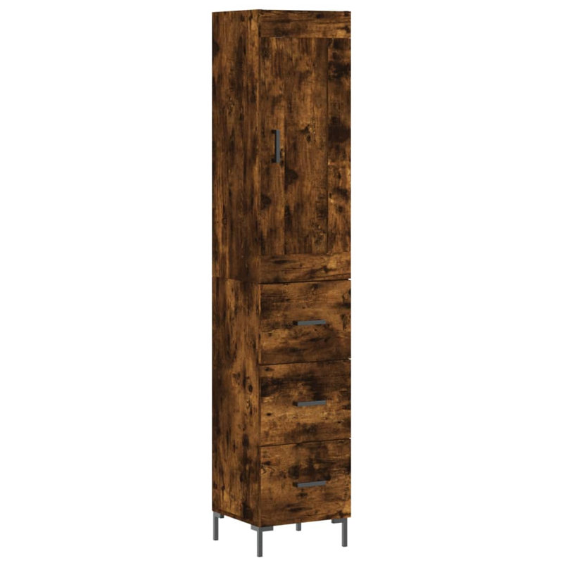 34.5cm Sideboard, Smoked Oak