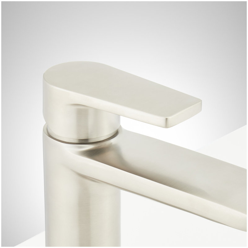 Berwyn Single-Hole Bathroom Faucet with Deck Plate - Brushed Nickel, Brushed Nickel