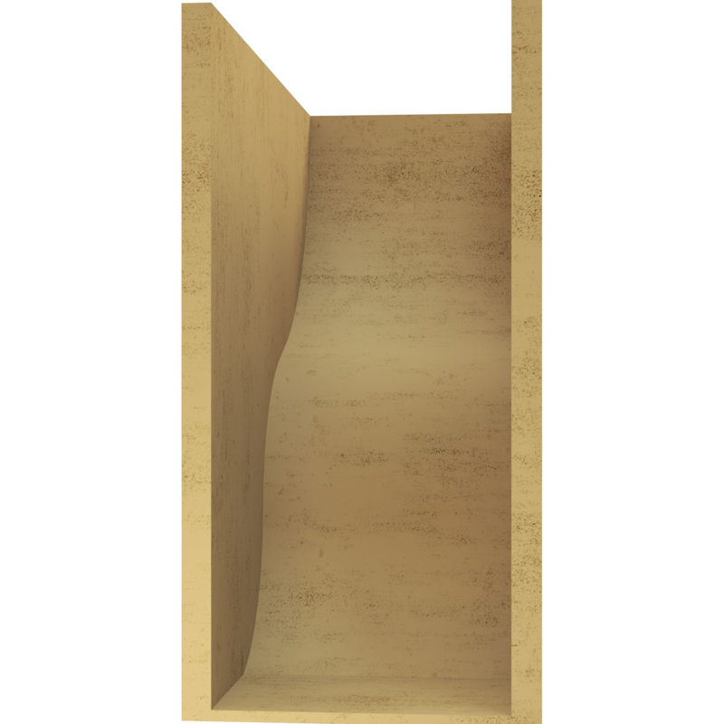 Bois de cèdre brut Greensboro TimberThane Corbel, apprêté brun clair, H 24 po x l 12 po x P 24 po