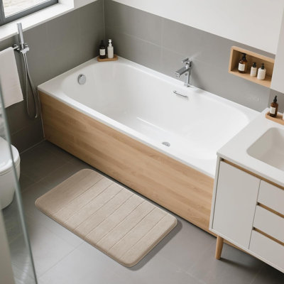 Memory Foam Bath Rug Machine Washable
