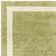 Anyi Bordered Hand Loomed Green Rug