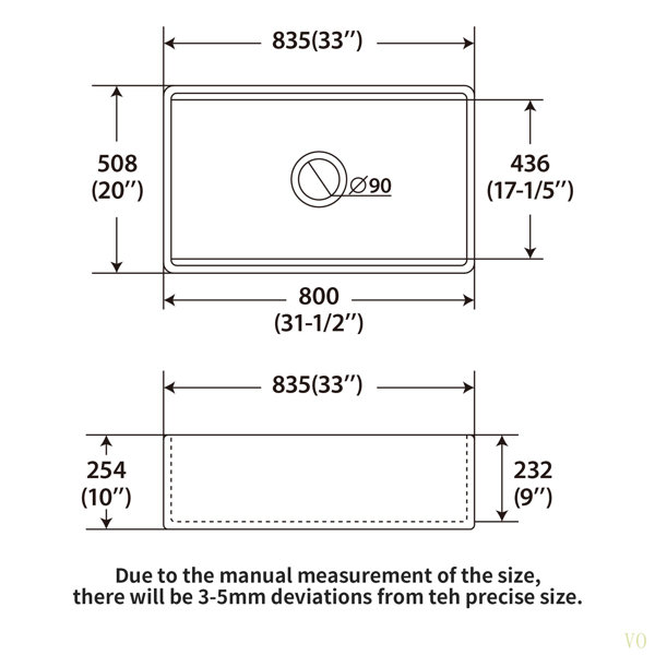 Dimensions du produit