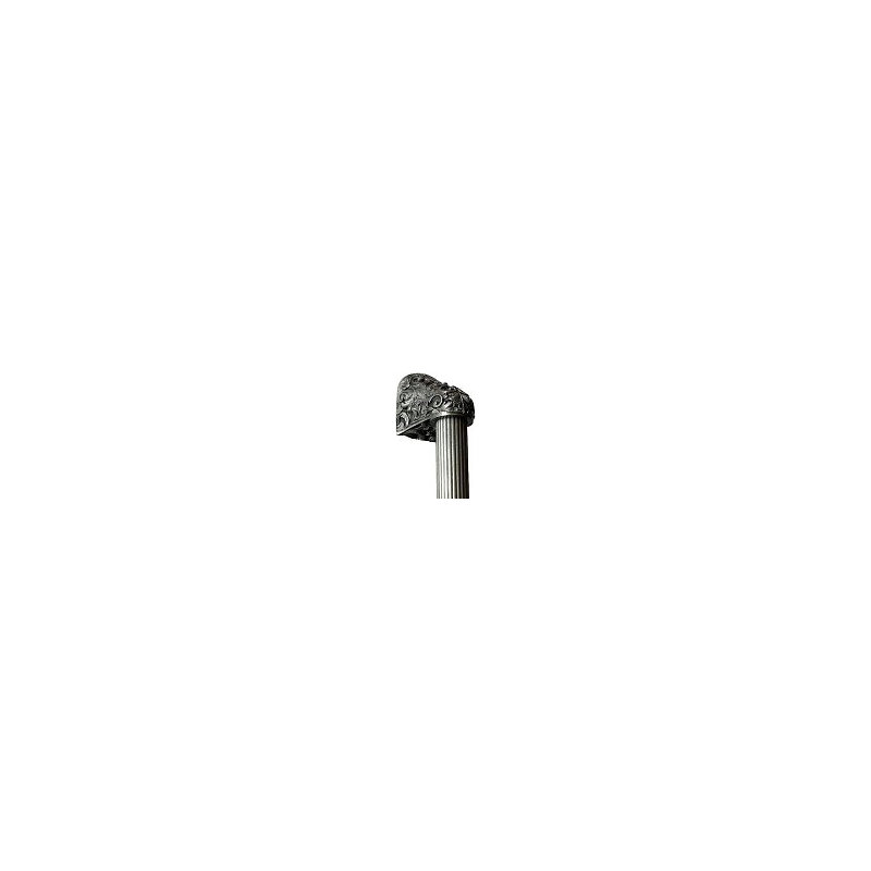 Kings Road Acanthus 8" Center to Center Appliance Pull, 8'', Antique Pewter