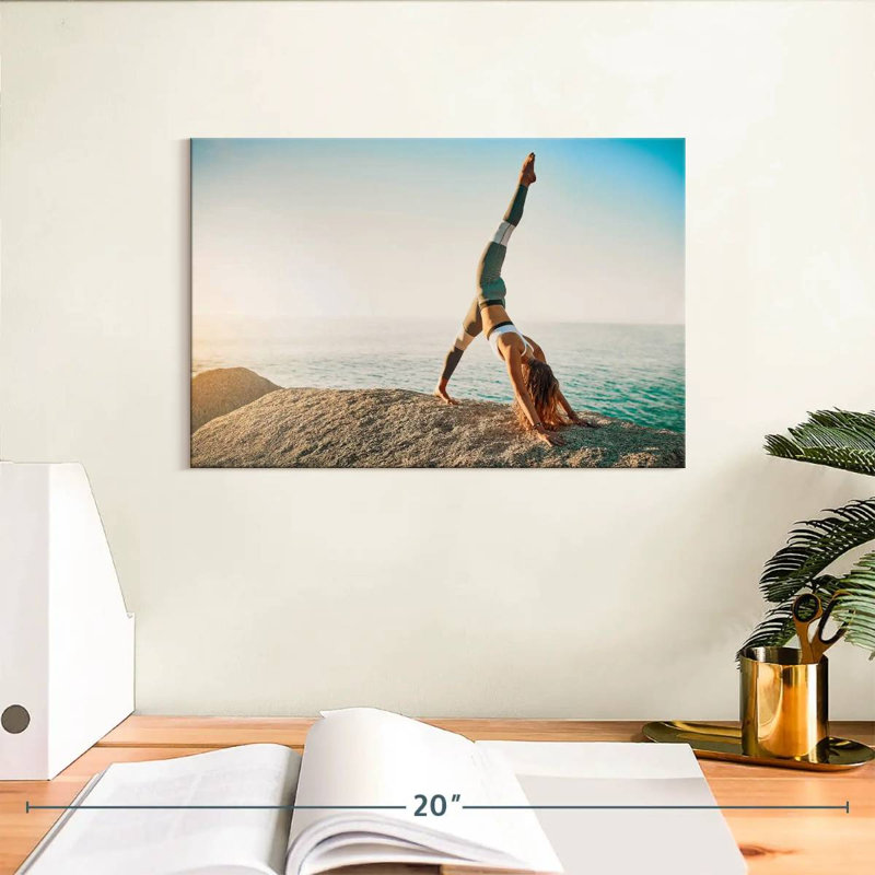 Senne yoga près de la plage, H 8 po x l 12 po