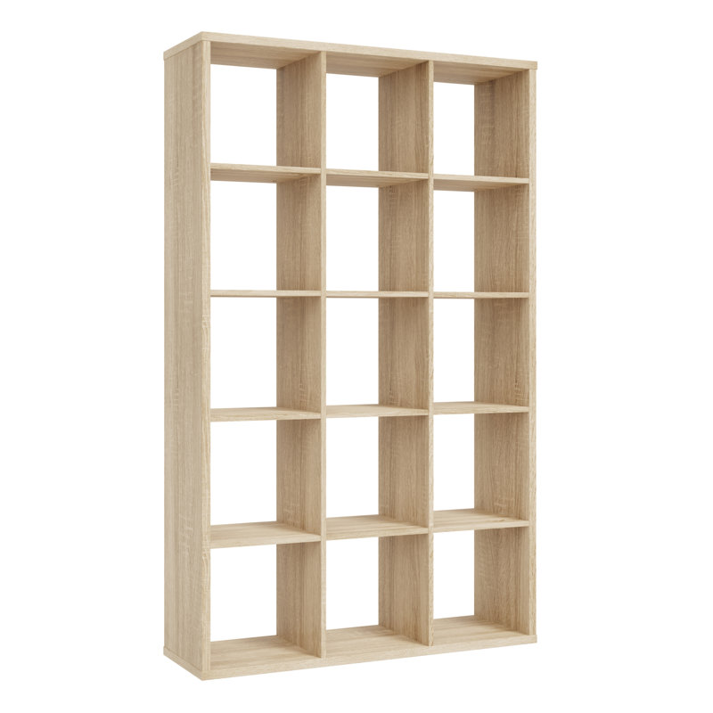 176.3cm H x 107.2cm W Standard Bookcase, Sand Oak