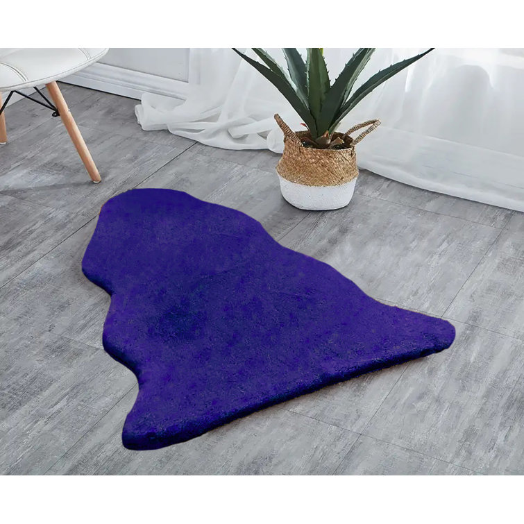 Hanora Faux Fur Washable Indoor Rug