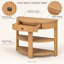 Console demi-lune avec tiroir Wilton-1206055987