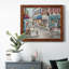 Café pittoresque - peinture sur toile encadrée-806599506-806599517
