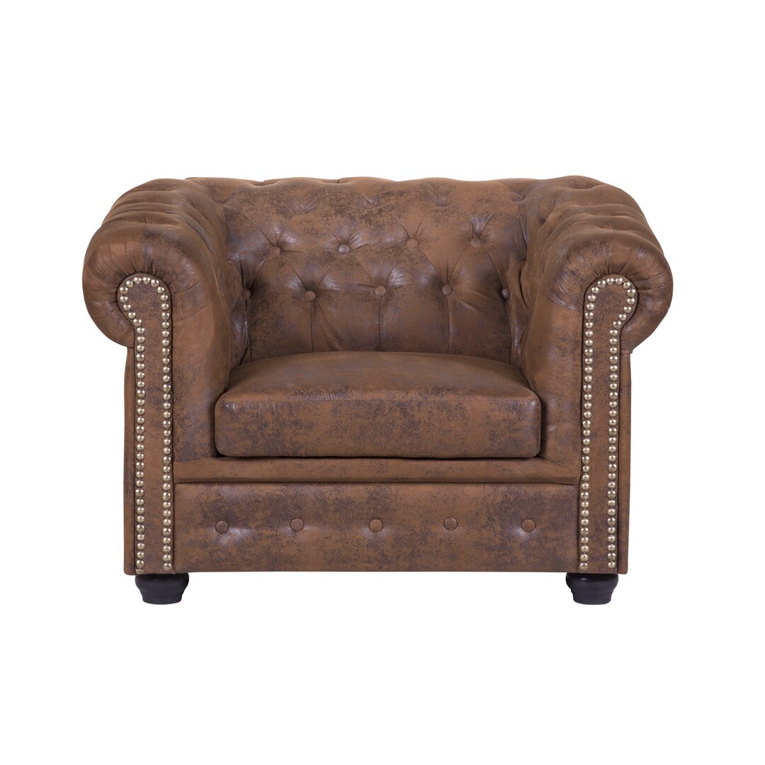 Chesterfield-Sessel Juniperberry