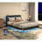 Floating Bed Frame Queen with LED Lights, Charging Station, and Storage Headboard, No Box Spring Needed, Easy Assembly-16441266
