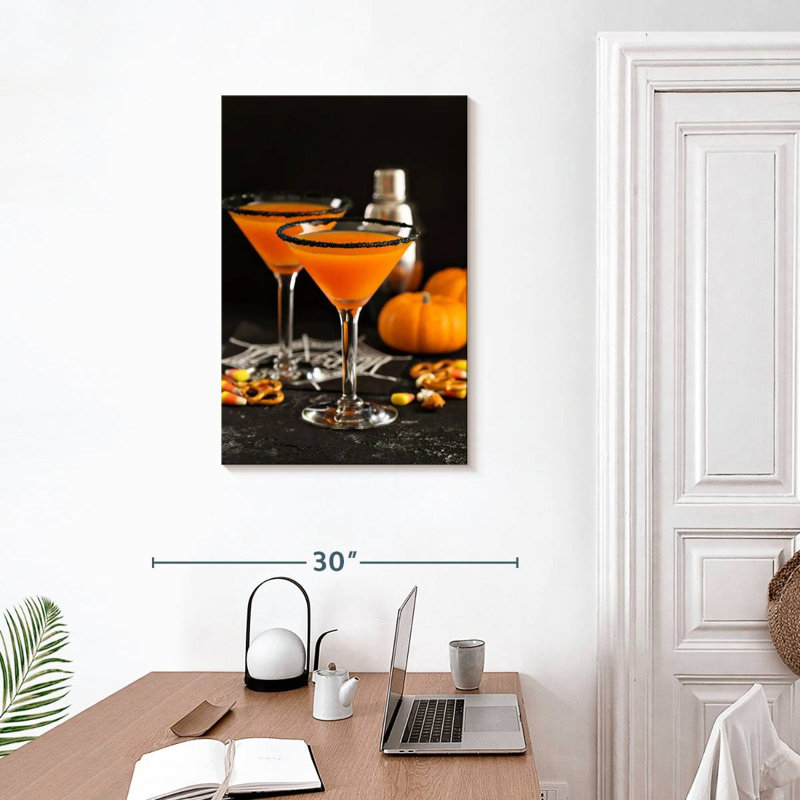 Yarlin Pumpkin Martini Cocktail, 30" H x 20" W