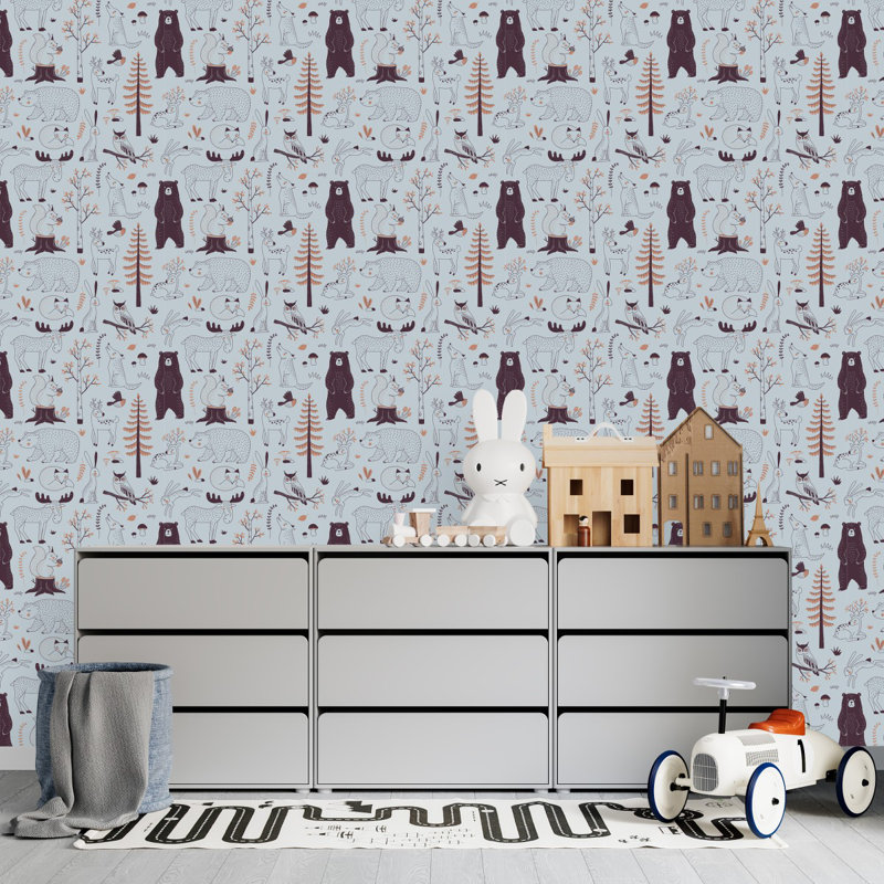 Carreau de papier peint auto-adhésif l 25 po Damarius, L 2,09 pi x L 10,42 pi