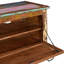 4 Pair Solid Wood Flip Down Shoe Storage