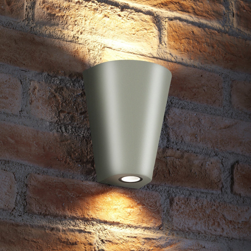 Fussell 2 - Bulb 39.62cm H Outdoor Flush Mount, Silver