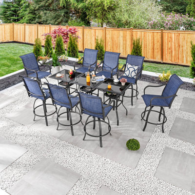 Motto Square 8 - Person Bar Height Dining Set