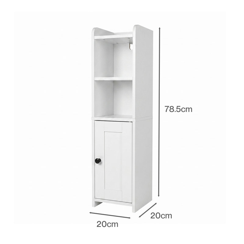Freestanding Bathroom Cabinet, White