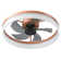 Frauly 19.7 Inch Led Enclosed Low Profile Ceiling Fan With Light