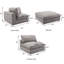 Canapé modulaire réversible avec repose-pieds Haruyoshi-1749162529
