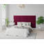 Kareli 30 cm x 75 cm Peel and Stick Upholstered Wall Paneling in Berry