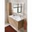 Duravit Starck 3 3-Hole White Ceramic Rectangular Wall Mount Bathroom Sink with Overflow