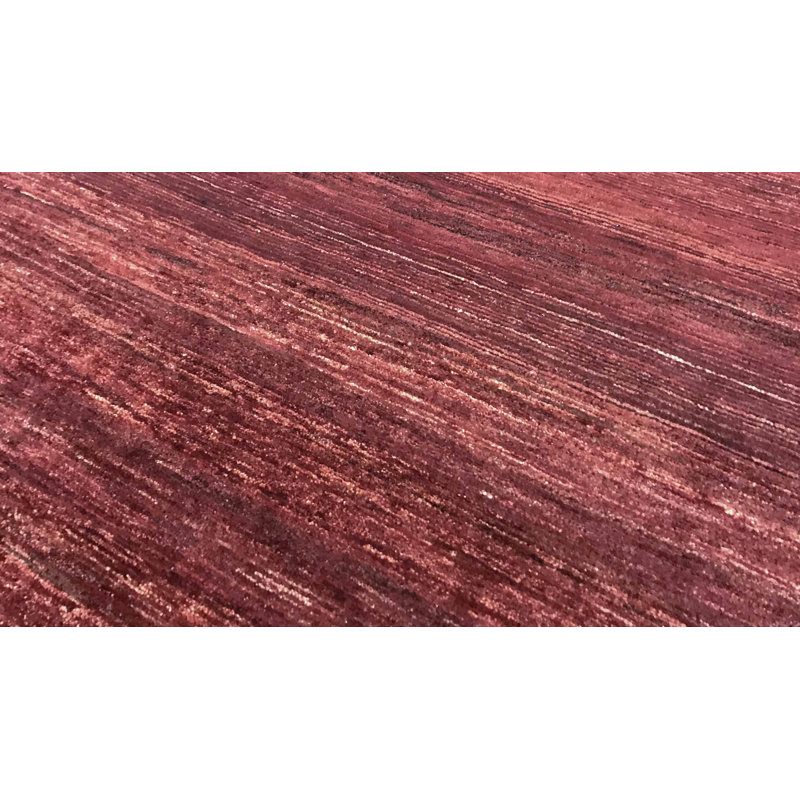 Hand-Knotted High-Quality Red Area Rug