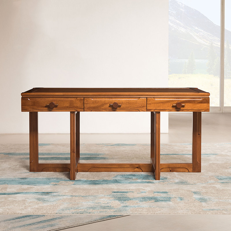 New Chinese style desk, 29.92" H x 55.12" W x 27.56" D