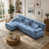 Chenille bleu