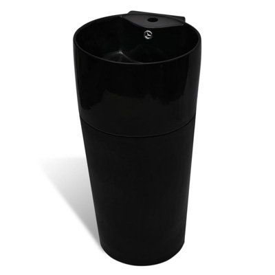 Belfry Bathroom Bollitree 415mm W Ceramic Circular Sink with Overflow