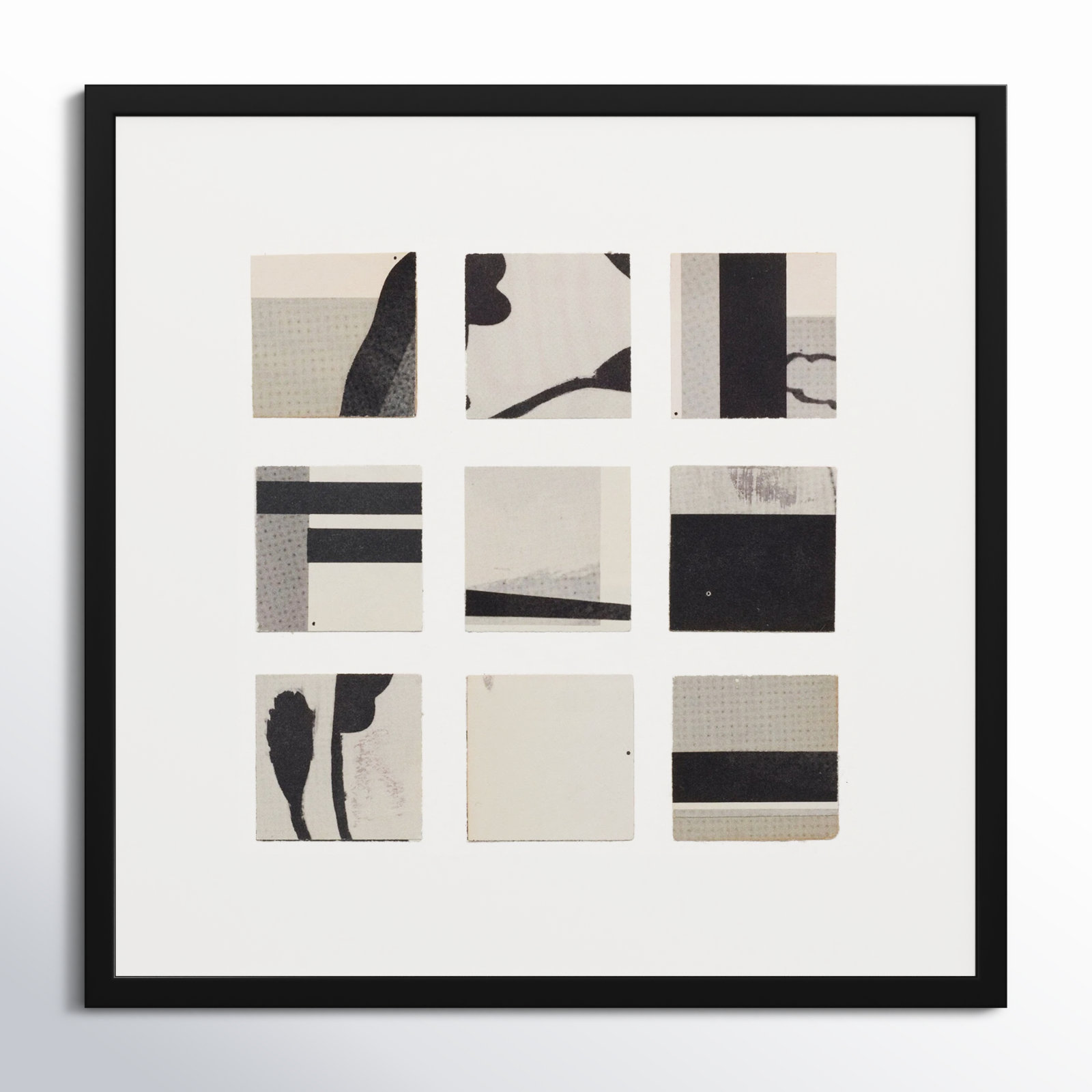Lise "Pinpoint" Print, Black, 44" H x 44" W x 1.25" D