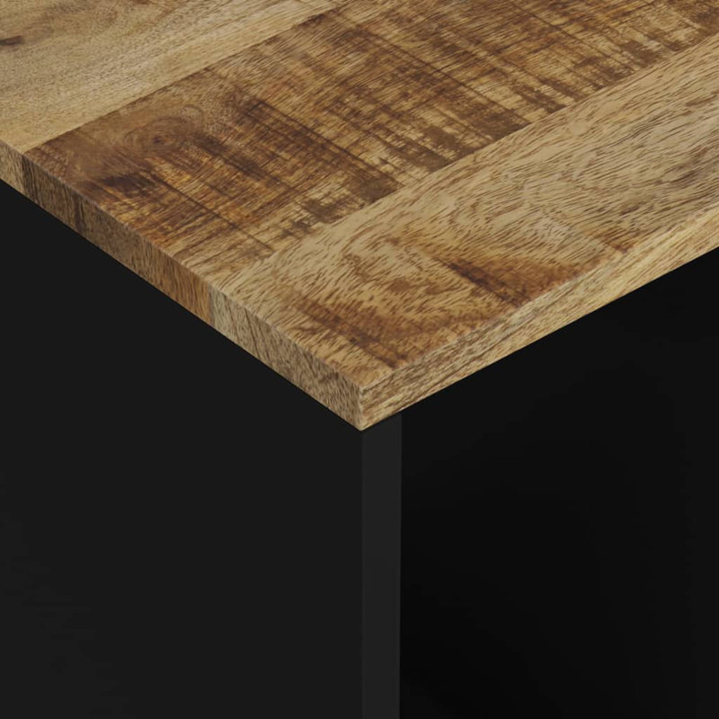 Sled End Table, Light Wood