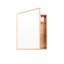 Armoire à pharmacie 1 porte avec 2 tablettes réglables Slimline