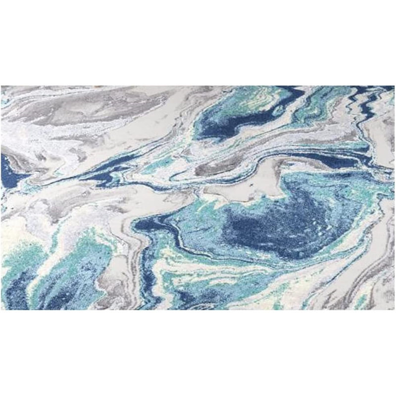Aurelindo Abstract Area Rug, Rectangle 60 x 110cm
