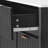 K&K 82.6" Fluted Kitchen Island with Extendable Dining Table for 4-6, Island Table for Kitchen with Power Outlet, Kitchen Table with Double-Side Storage, 2 Drawers 2 Side Open Shelves, Black-1885839684