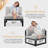 Gillet 7 Piece Patio Outdoor Aluminum Furniture Set with Gas/Propane Fire Pit Table, 29'' Extra Large Luxury Sectional Conversation Set-36699963