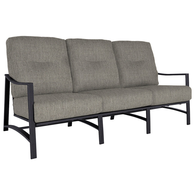 Avana Outdoor 3 - Seat Patio Sofa, Alcazar Redwood, Graphite