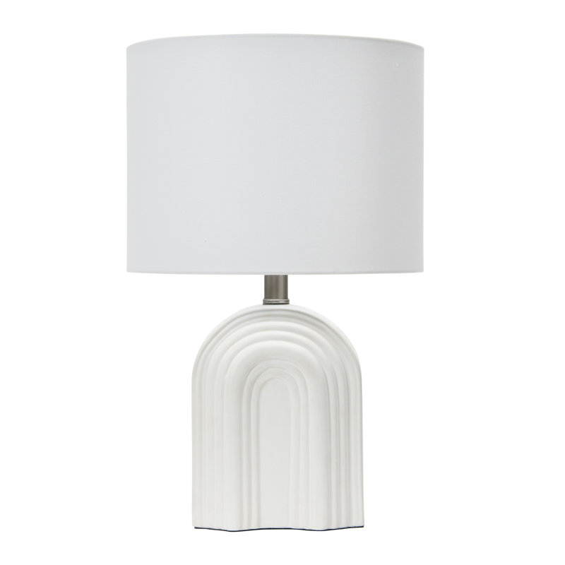 Macade Ceramic Table Lamp, White