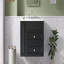 Meuble-lavabo mural 30 po, 2 tiroirs, lavabo simple en céramique 3 trous, armoire moderne-247870375