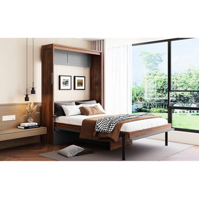 Murphy Bed With Foldable Desk